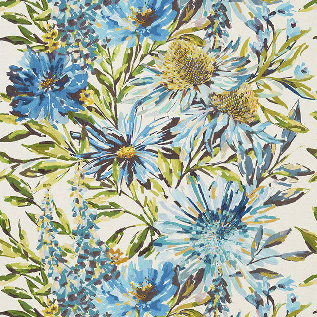 120525 Floreale Colour 2 Turquoise Ocean Marine Harlequin Fabric