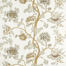 121340 Indienne Taupe/Ochre Zamora Fabric by Harlequin
