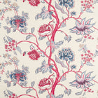 121341 Indienne Indigo/Maroon Zamora Fabric by Harlequin