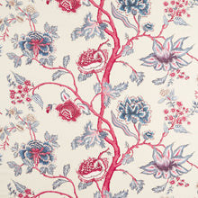 121341 Indienne Indigo/Maroon Zamora Fabric by Harlequin