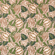 121348 Zenith Blush/Forest Zamora Fabric by Harlequin