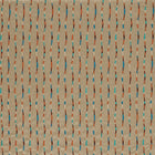 134774 Morelia Terracotta/Cerulean Zamora Fabric by Harlequin
