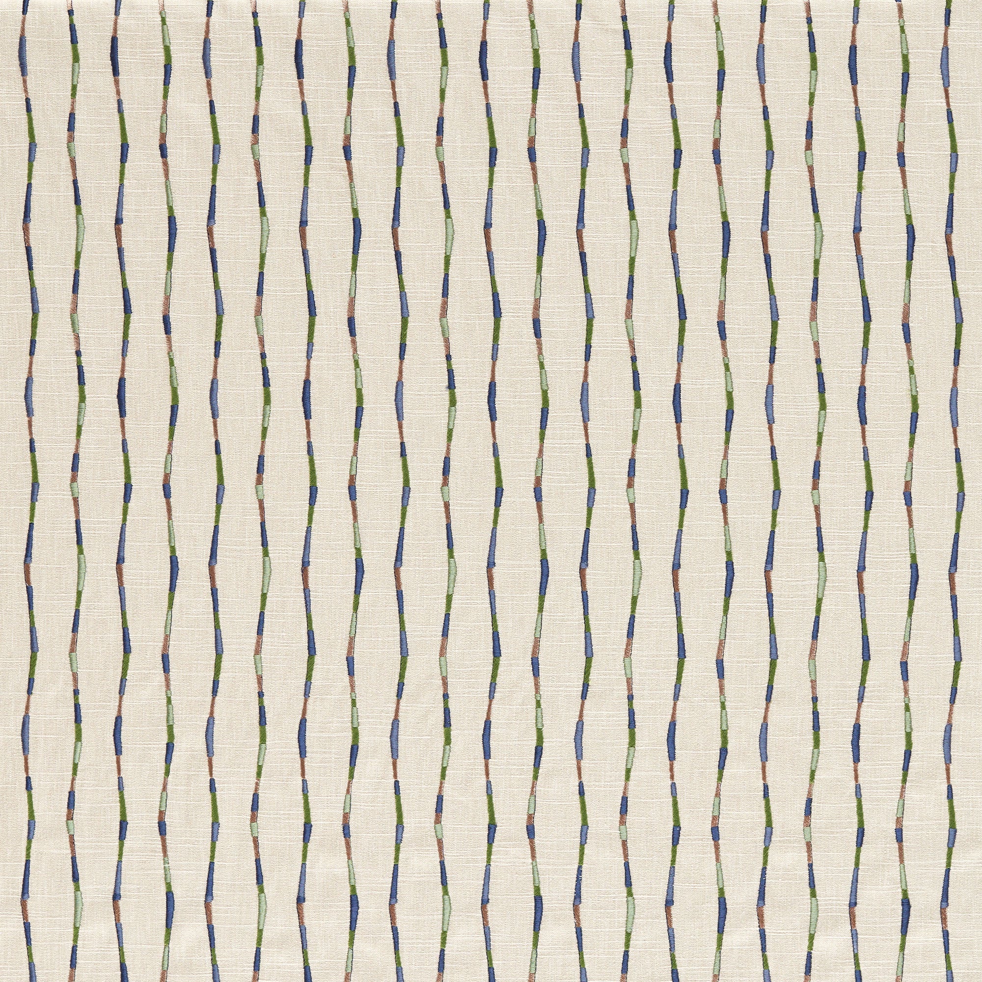 134775 Morelia Indigo/Malachite Zamora Fabric by Harlequin