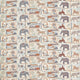 Kantha Azul/Paprika Zamora Fabric by Harlequin