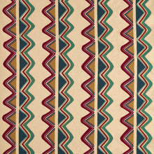 134793 Kaleido Scarlet/Midnight Zamora Fabric by Harlequin