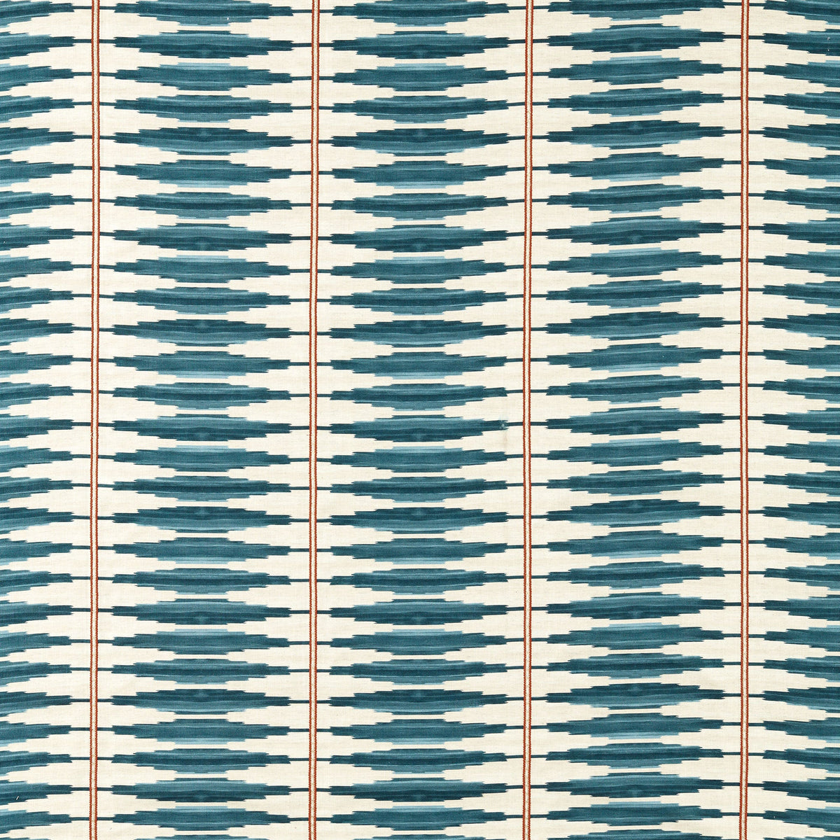 Cintilla Denim/Rust Zamora Fabric by Harlequin