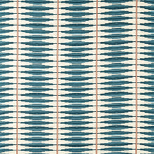 134852 Cintilla Denim/Rust Zamora Fabric by Harlequin