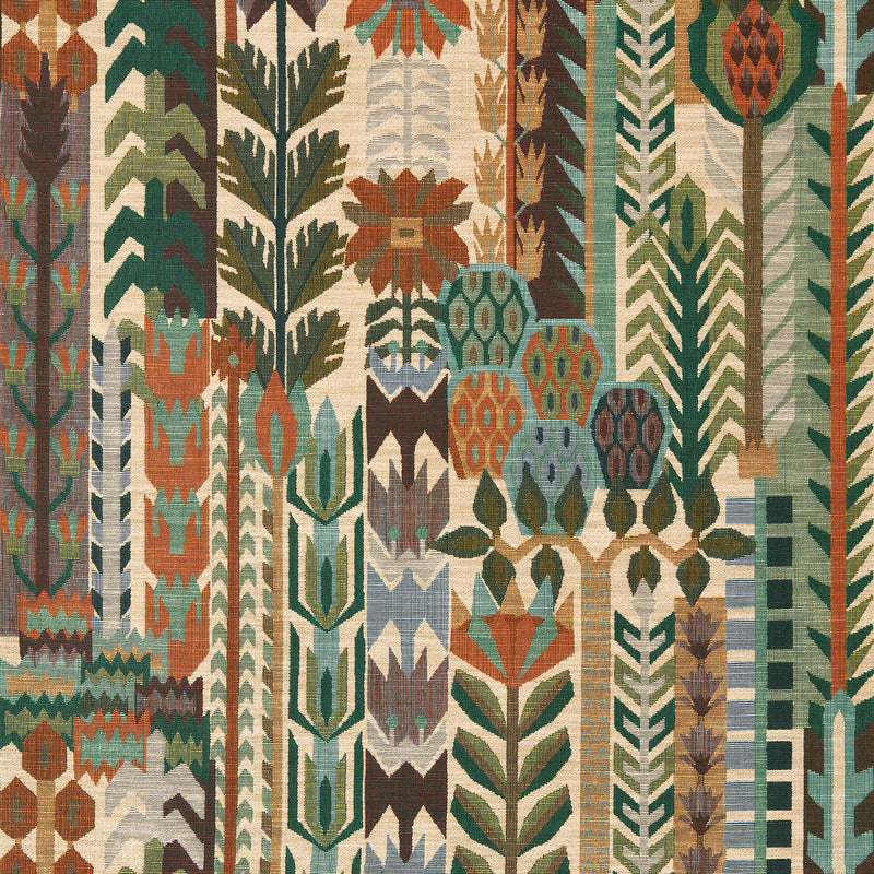 HFUP113356 Kuparr Evergreen/Terracotta Wallpaper by Harlequin