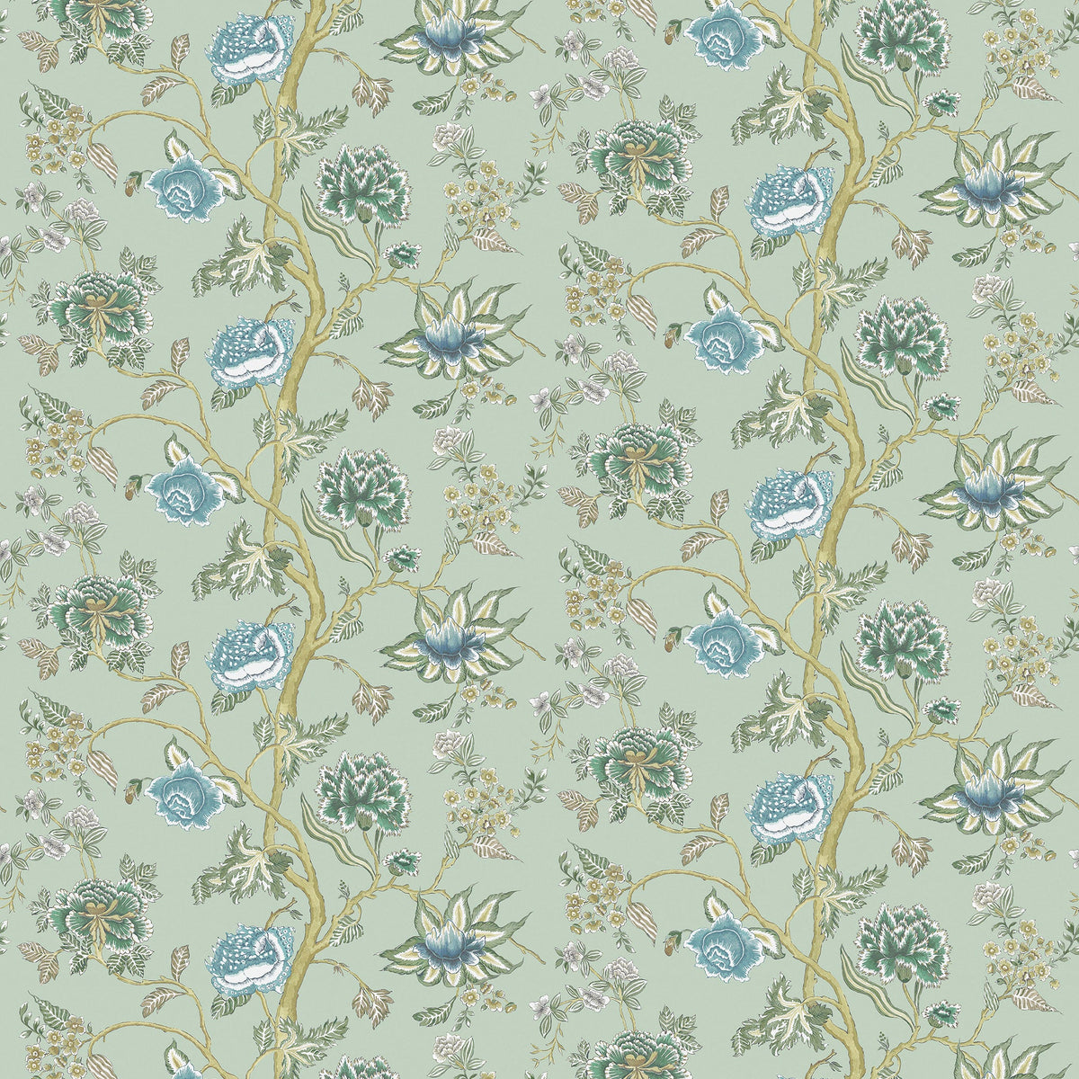 Indienne Emerald/Citrine Zamora Wallpaper by Harlequin