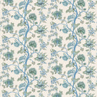 HFUP113374 Indienne Cornflower/Pine Wallpaper by Harlequin