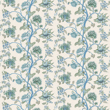 HFUP113374 Indienne Cornflower/Pine Wallpaper by Harlequin