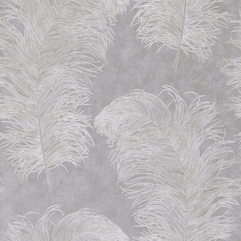 111237 Operetta Purity Slate Wallpaper by Harlequin