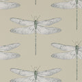 Demoiselle Jute and Slate Wallpaper by Harlequin