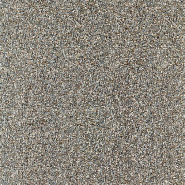 132889 Nickel Hamada Weaves Denim Ochre Fabric by Harlequin