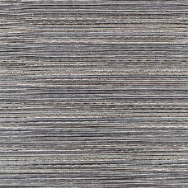 132903 Nuka Hamada Weaves Ochre Denim Sky Fabric by Harlequin