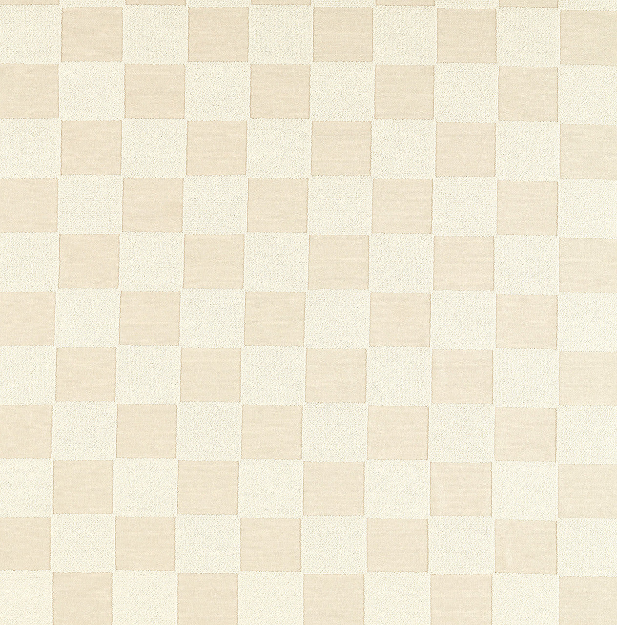 134185 Blenets Check Harlequin X Henry Holland Oatmeal Fabric by Harlequin