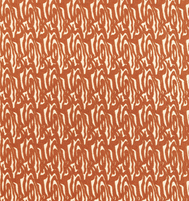 134187 Marble Wave Harlequin X Henry Holland Terracotta Fabric by Harlequin