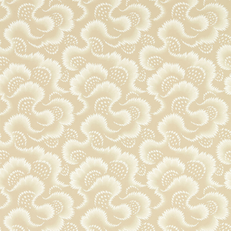 113152 Ludaix Henry Holland Oatmeal Wallpaper by Harlequin