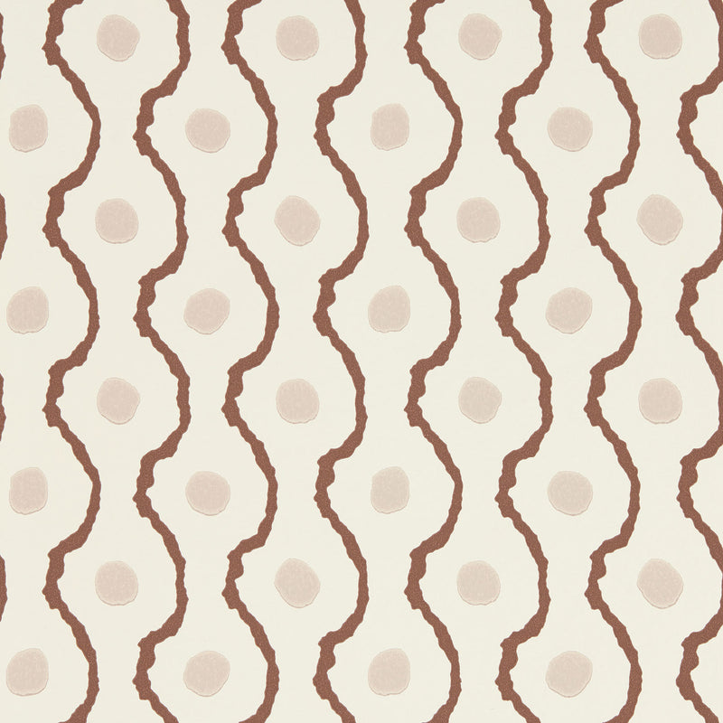 113157 Connor Henry Holland Chocolate/Dusk Wallpaper by Harlequin