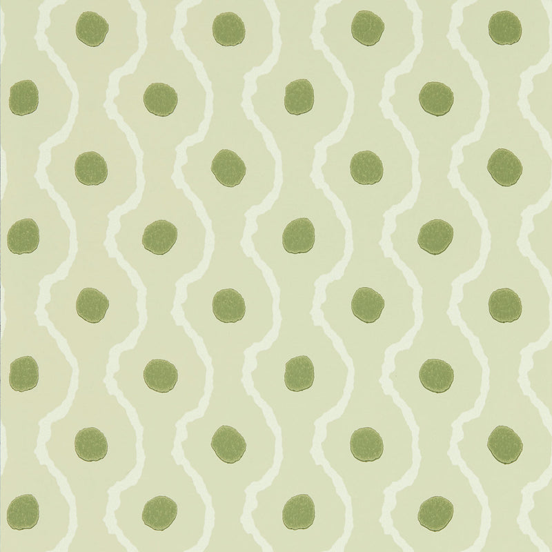 113158 Connor Henry Holland Neptune Green/Matcha Wallpaper by Harlequin