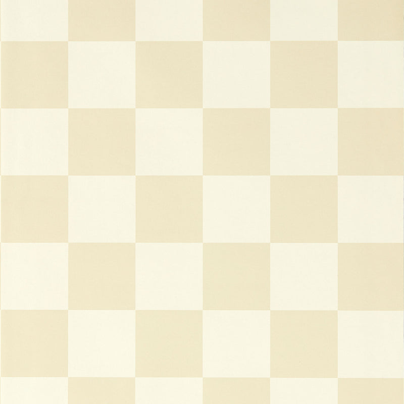 113169 Blenets Check Henry Holland Oatmeal Wallpaper by Harlequin