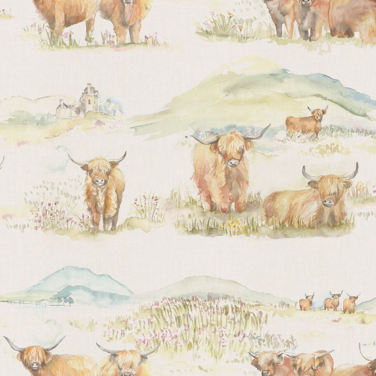 Highland Brown Wallpaper by Voyage Maison | HIGHLAN/WPO/MUL