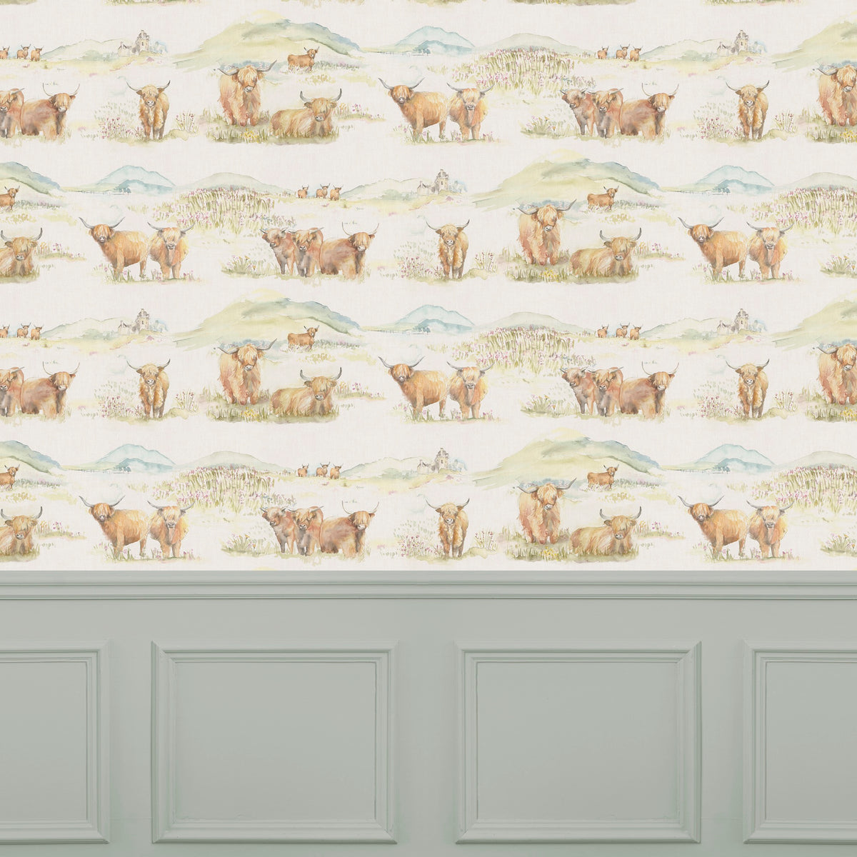 Highland Brown Wallpaper by Voyage Maison | HIGHLAN/WPO/MUL