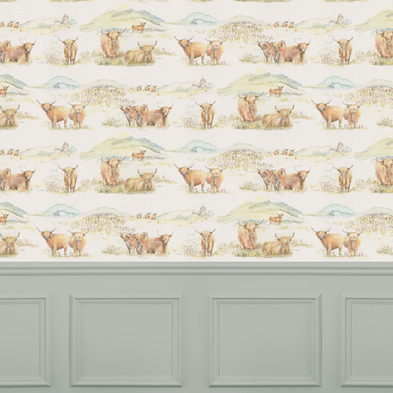 Highland Brown Wallpaper by Voyage Maison | HIGHLAN/WPO/MUL