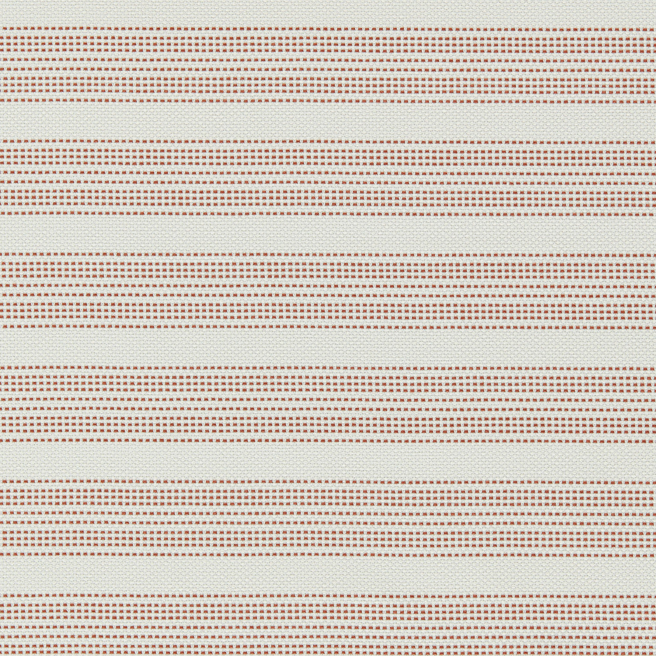 134515 Ayla Indoor Outdoor Weaves II Chalk and Rust Fabric by Harlequin