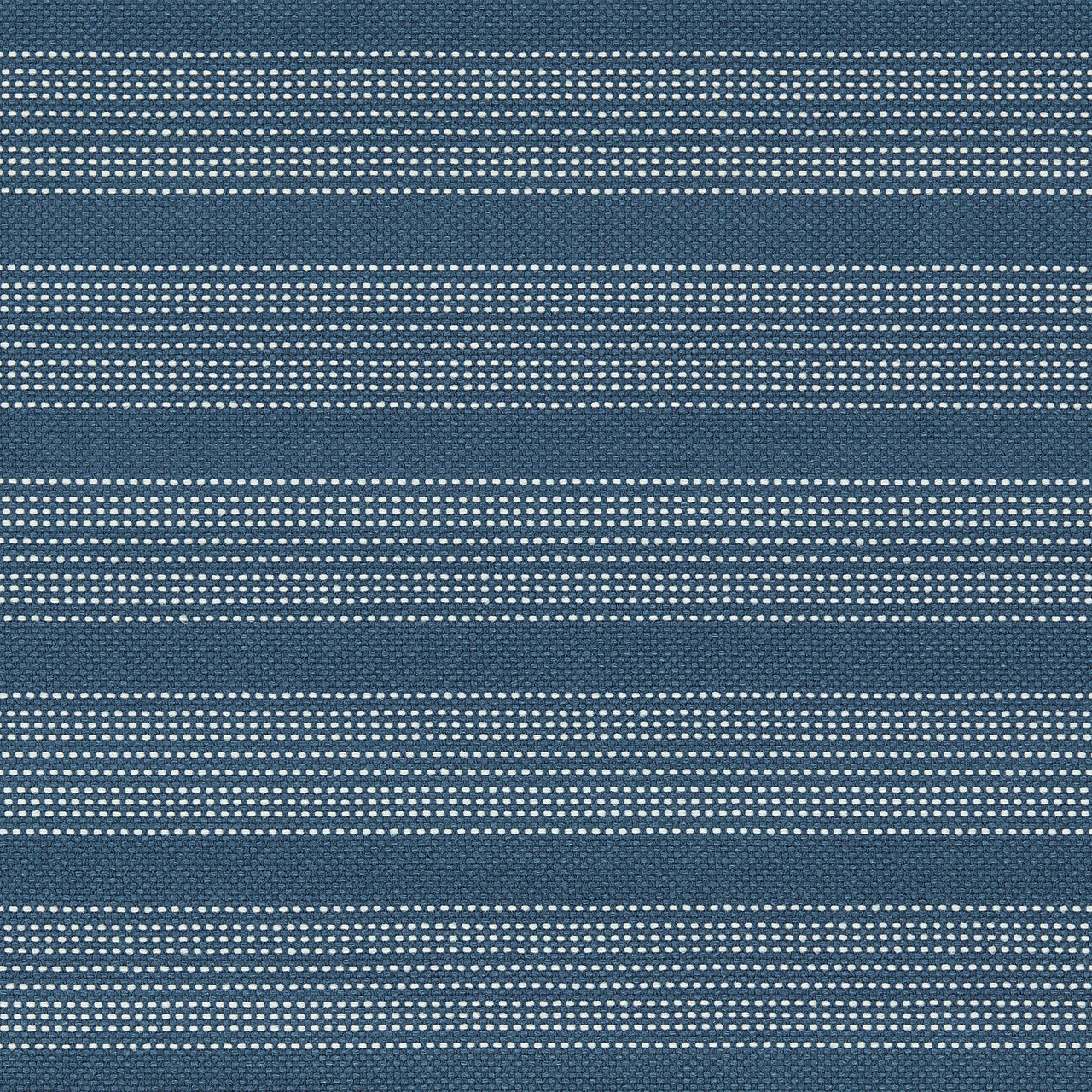 134516 Ayla Indoor Outdoor Weaves II Indigo and Chalk Fabric by Harlequin