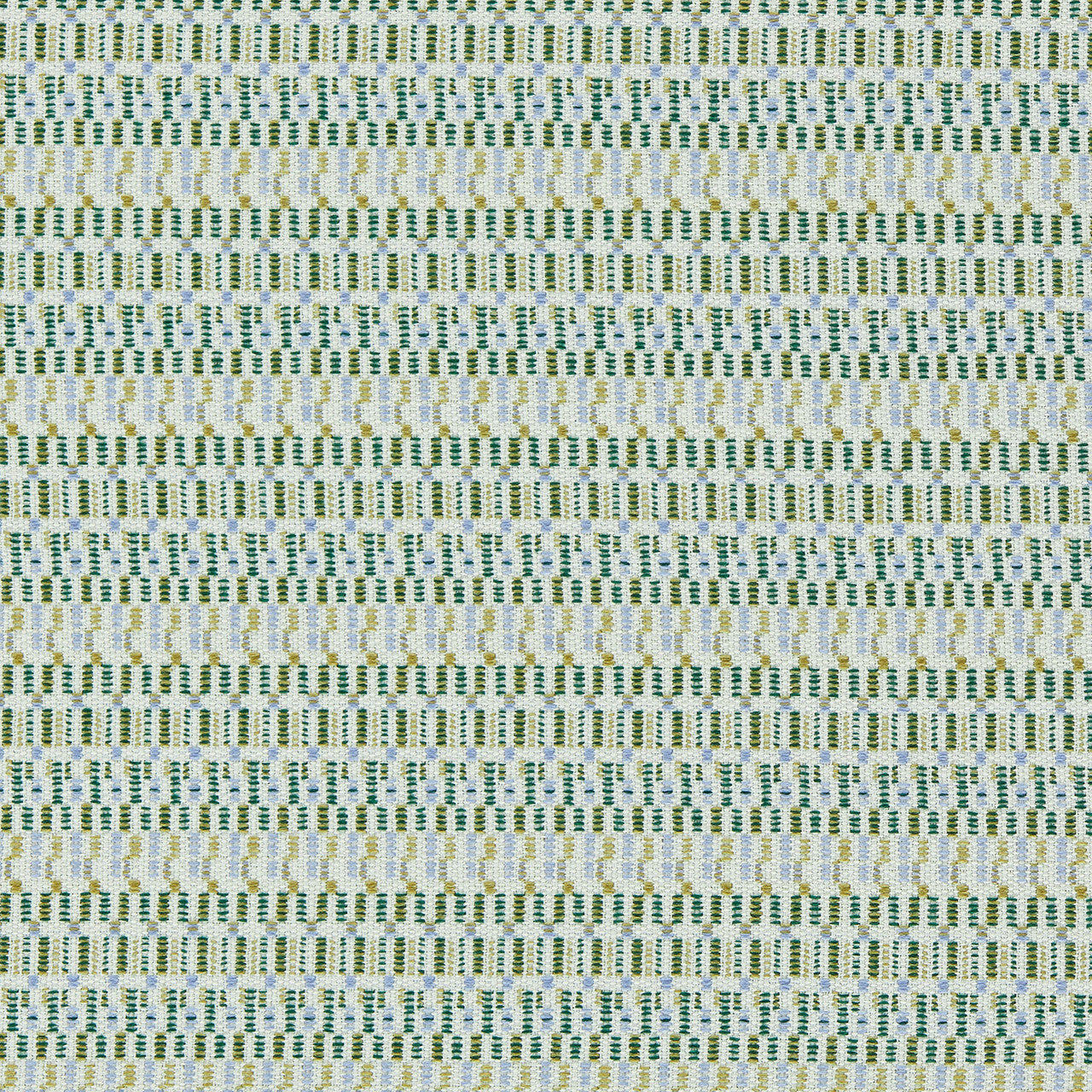 134519 Elidi Indoor Outdoor Weaves II Mallard, Grass and Iris Fabric by Harlequin