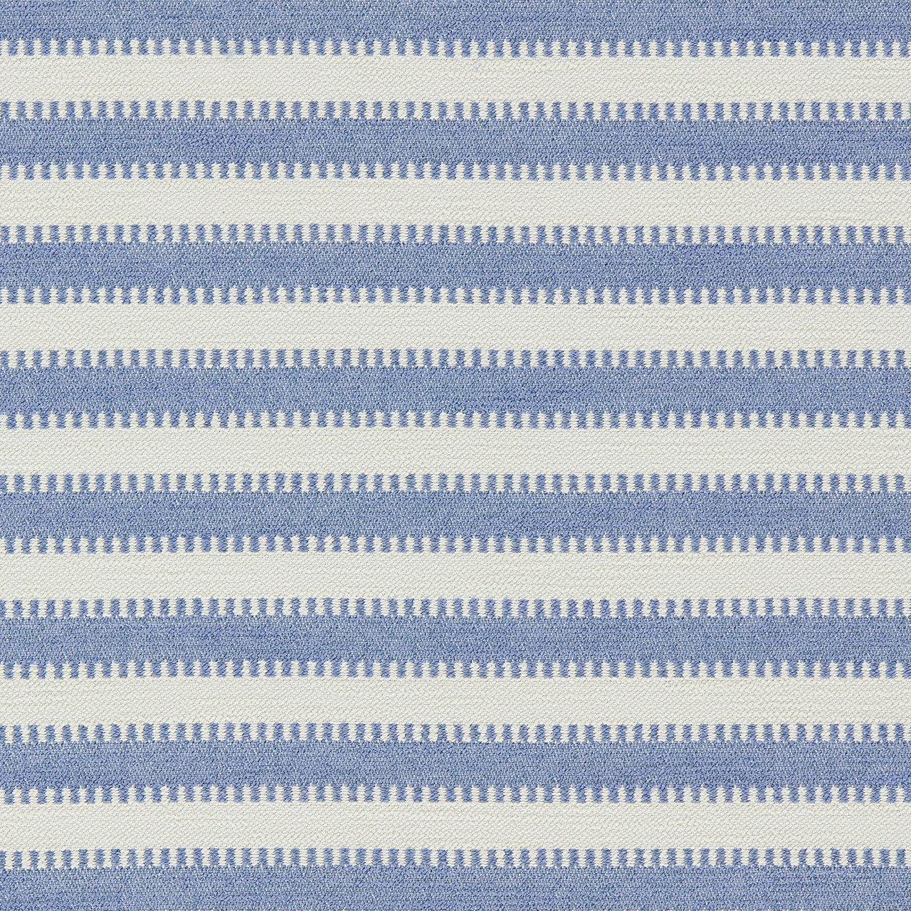 134522 Ocala Stripe Indoor Outdoor Weaves II Iris and Chalk Fabric by Harlequin