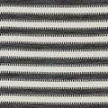 Ocala Stripe Indoor Outdoor Weaves II Black Earth and Chalk Fabric by Harlequin
