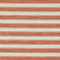 Ocala Stripe Indoor Outdoor Weaves II Clementine and Chalk Fabric by Harlequin