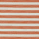 Ocala Stripe Indoor Outdoor Weaves II Clementine and Chalk Fabric by Harlequin