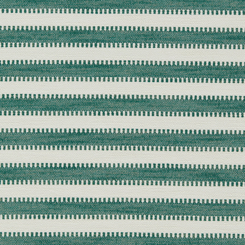 134530 Ocala Stripe Indoor Outdoor Weaves II Mallard and Chalk Fabric by Harlequin