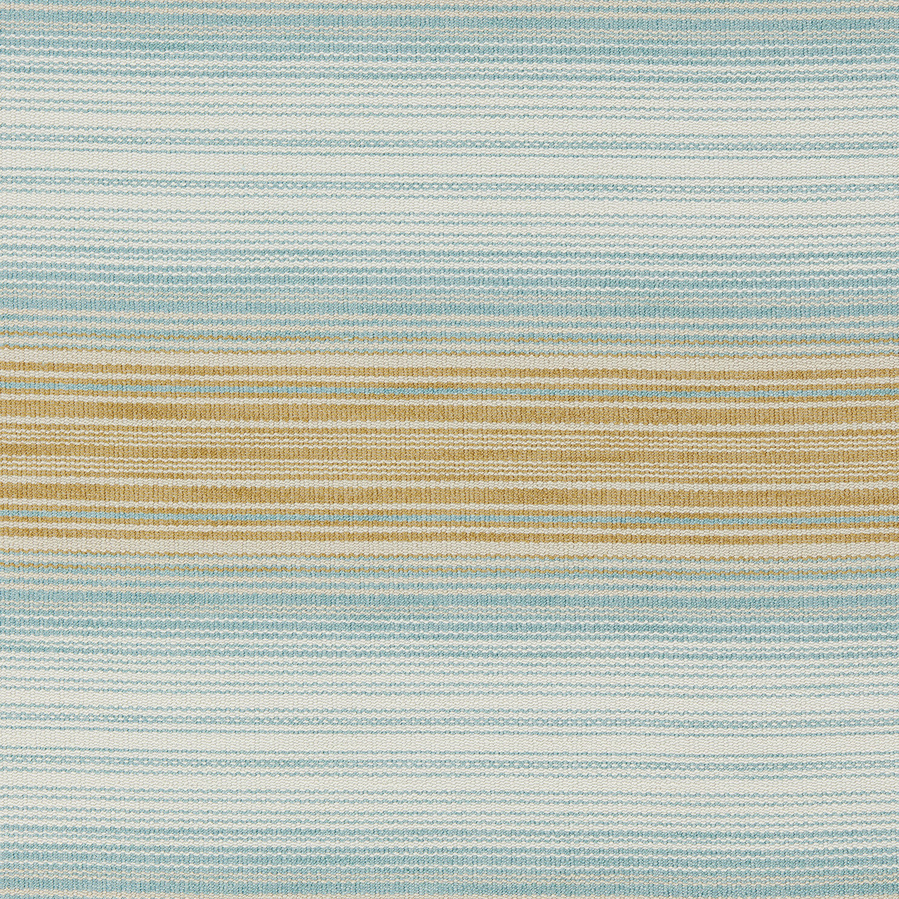 134533 Amaris Indoor Outdoor Weaves II Nectar and Aqua Fabric by Harlequin