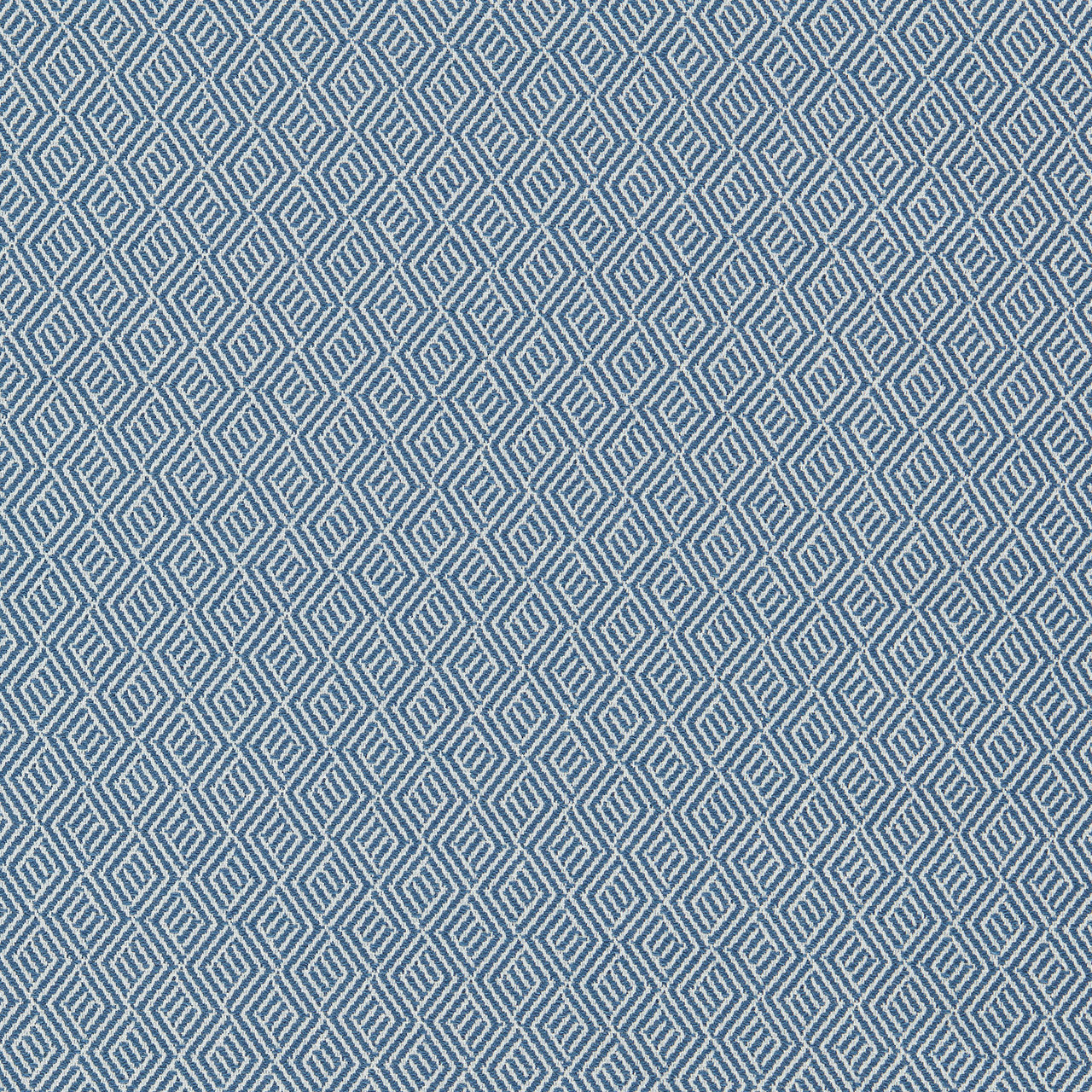 134538 Nalani Indoor Outdoor Weaves II Indigo and Chalk Fabric by Harlequin