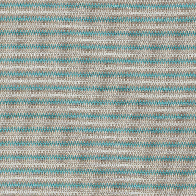 134544 Tamar Indoor Outdoor Weaves II Aqua, Chalk and Taupe Fabric by Harlequin