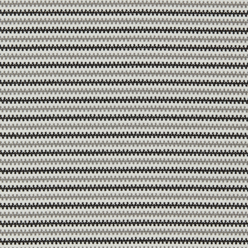 134545 Tamar Indoor Outdoor Weaves II Black Earth, Steel and Chalk Fabric by Harlequin