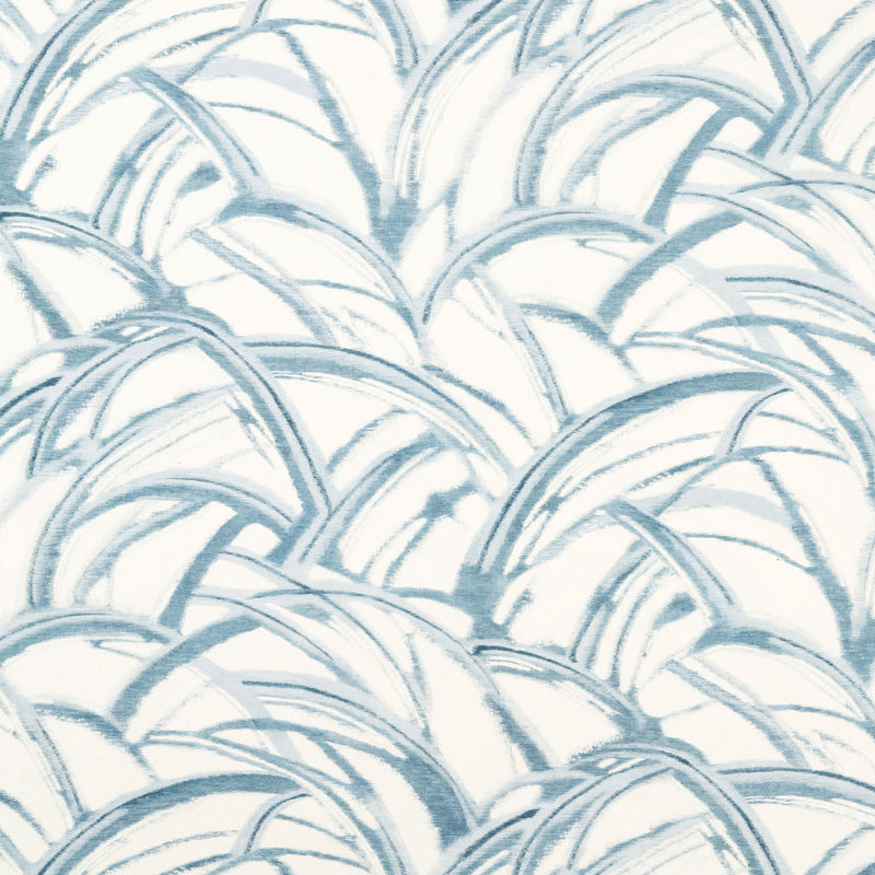 121270 Kimono Kasuri Sky and Indigo Fabric by Harlequin