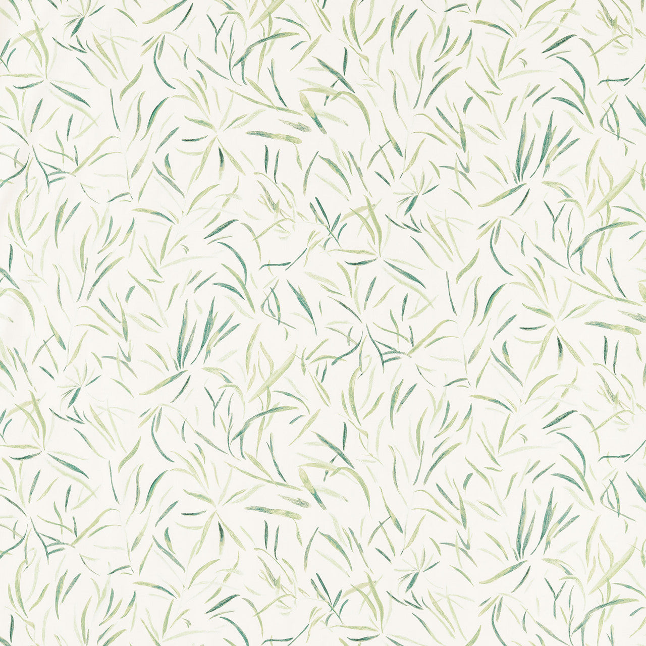 121272 Moji Kasuri Forest and Evergreen Fabric by Harlequin