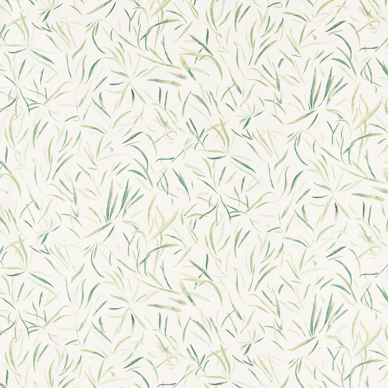 121272 Moji Kasuri Forest and Evergreen Fabric by Harlequin