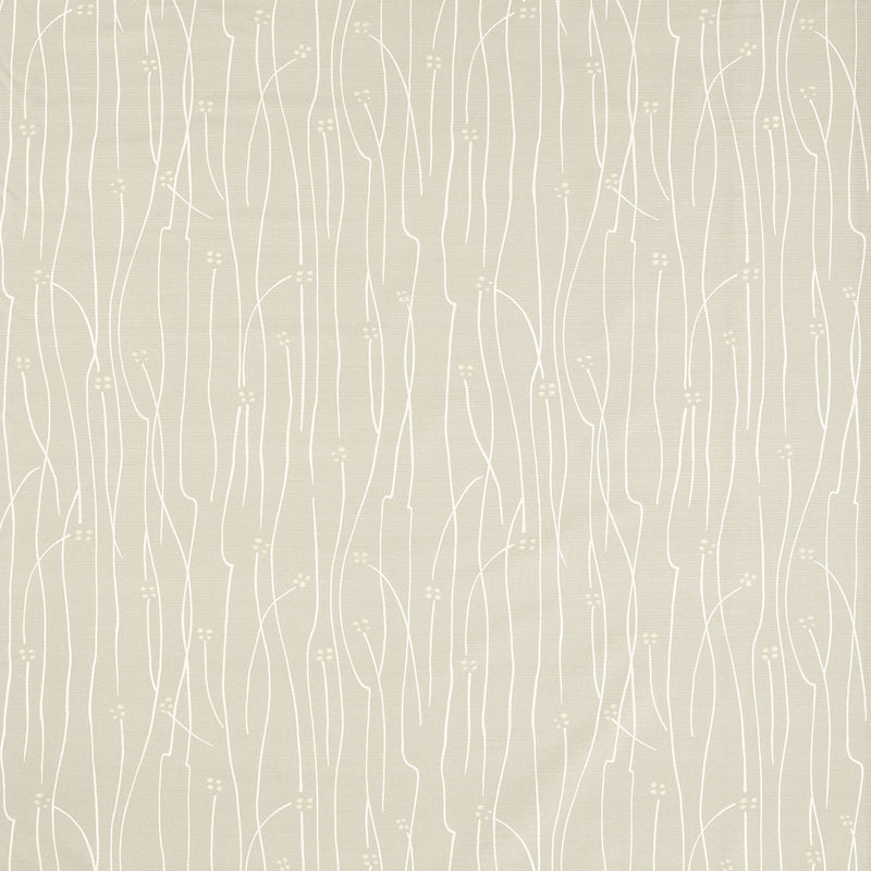 121275 Eizou Kasuri Taupe, Camel and Frost Fabric by Harlequin