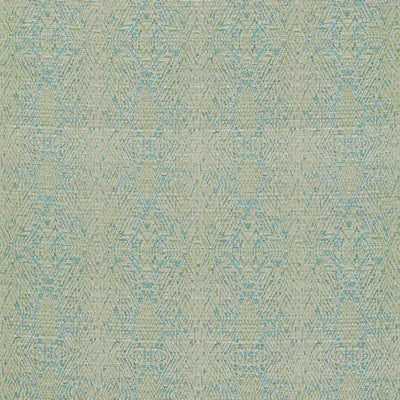 Hansha Kasuri Kelly and Lagoon Fabric by Harlequin
