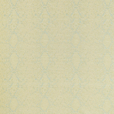 Hansha Kasuri Buttermilk and Sky Fabric by Harlequin