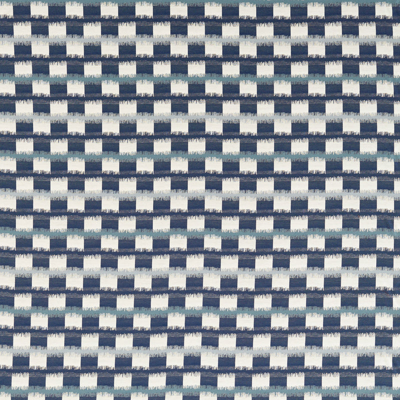 134578 Haru Kasuri Indigo and Sky Fabric by Harlequin