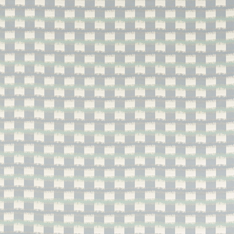 134579 Haru Kasuri Cornflower and Mist Fabric by Harlequin