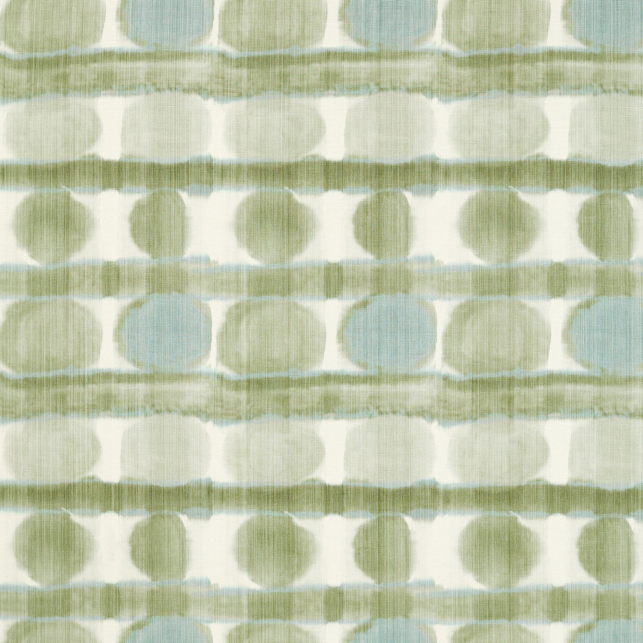 134586 Haruka Kasuri Artichoke and Seaglass Fabric by Harlequin