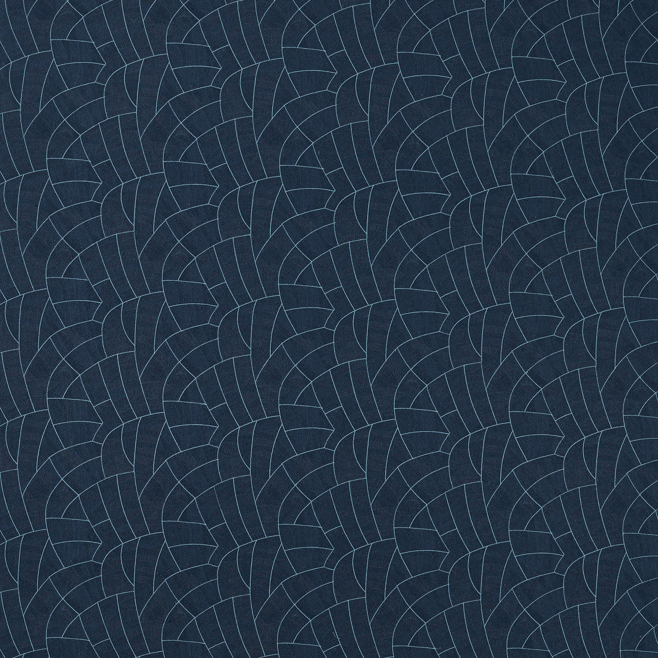 134595 Avri Kasuri Indigo and Sky Fabric by Harlequin